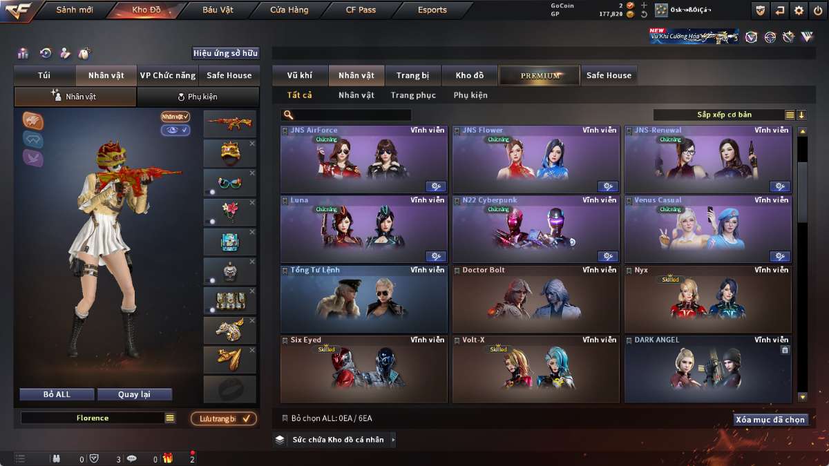 shop acc cf uy tin gia re
